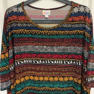 Lularoe Irma Top. Size XL. Slinky soft material